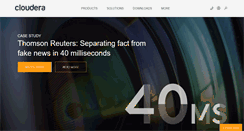 Desktop Screenshot of cloudera.com