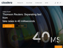 Tablet Screenshot of cloudera.com